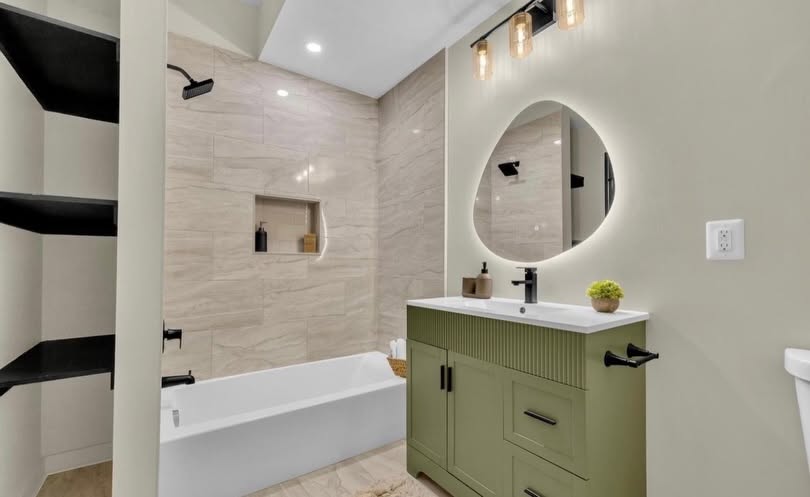 Completed home renovation detail by New Generation Properties